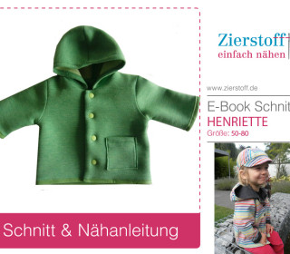 E-Book - Jacke/Wendejacke für Babys „Henry & Henriette“, Gr. 50 – 80